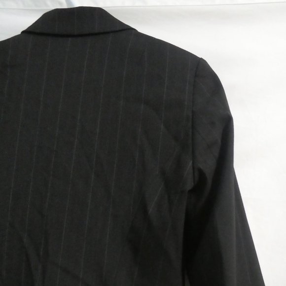 L'OFFICIEL | size 4 | Womens Striped Brown Blazer | Suit Jacket | Made in Canada - Picture 13 of 16